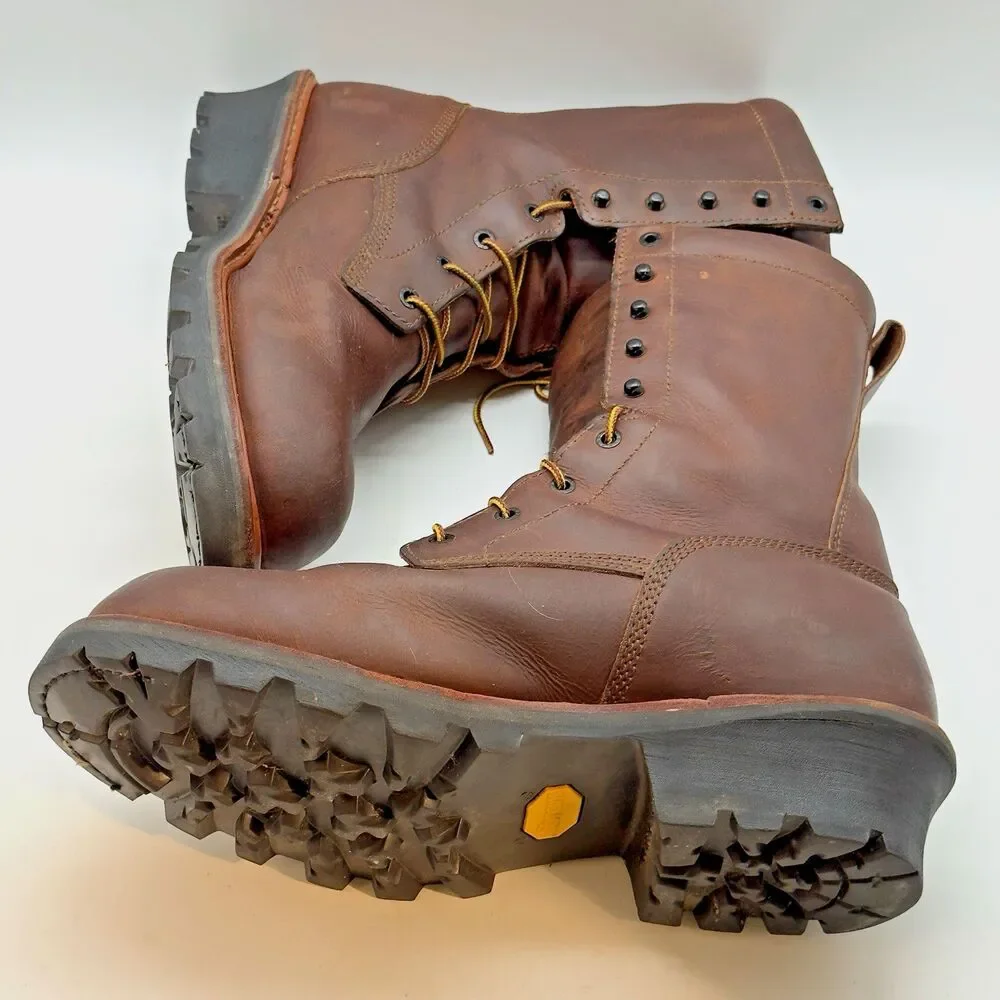 Red Wing LoggerMax 620 Boots Men's 13D Brown Waterproof Leather ASTMF2892-11 EH